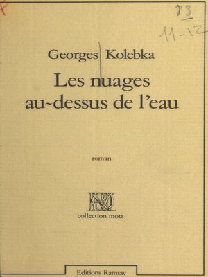 cover image of Les nuages au-dessus de l'eau
